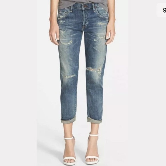 C of H Rip It Up Emerson Slim Boyfriend Jean Sz 31 - Picture 1 of 6